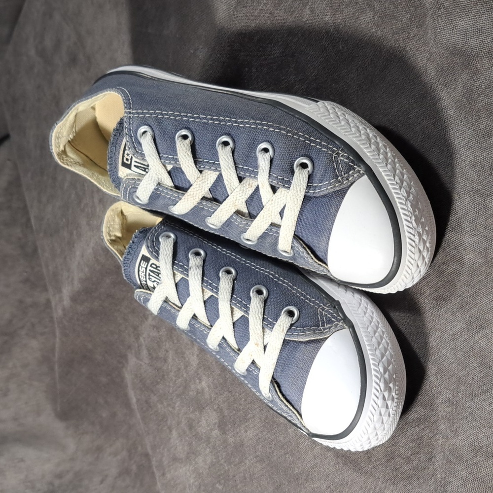 Converse Chuck Taylor All Star Ox Low Navy Blue Lace Up Sneakers G- US J3 W5